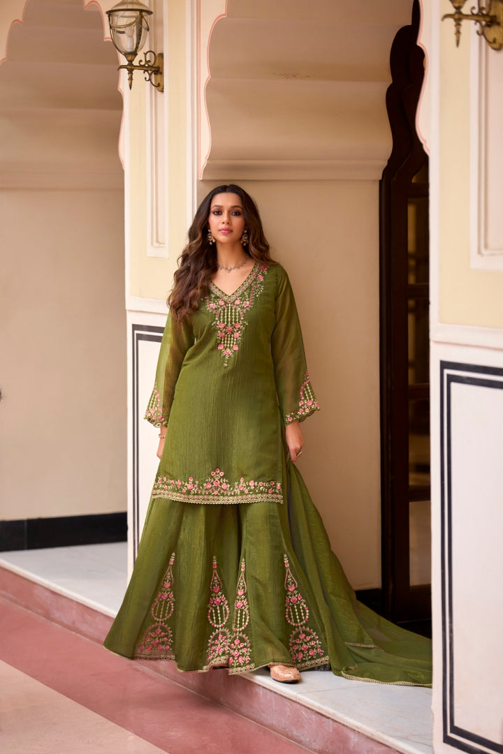 Garcha fern full work suit set