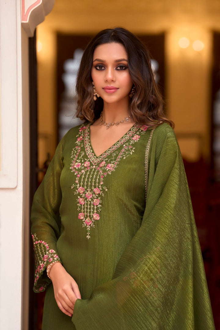 Garcha fern full work suit set