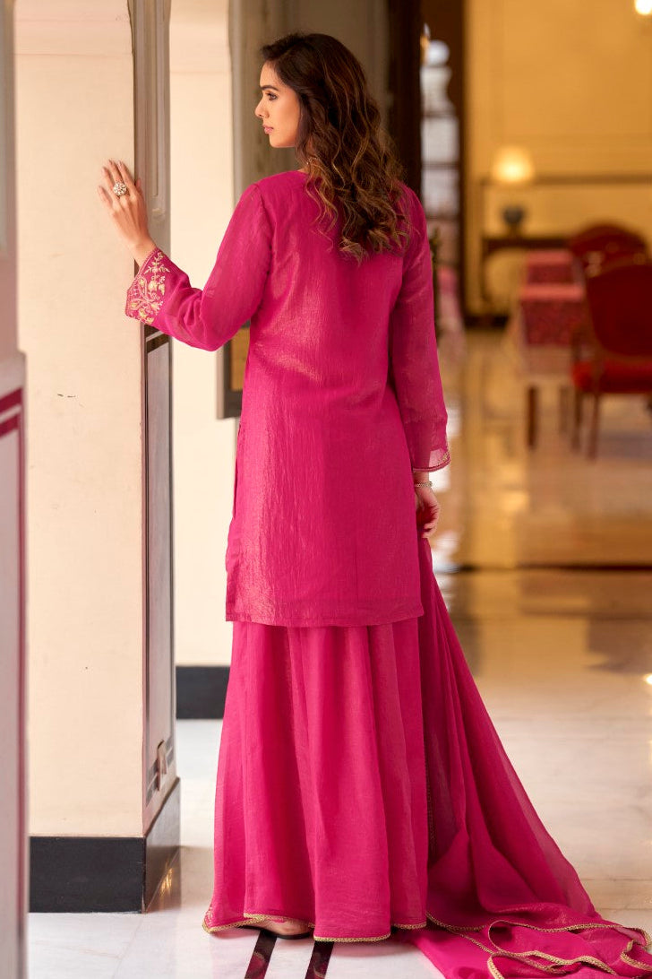 Garcha rouge full work suit set