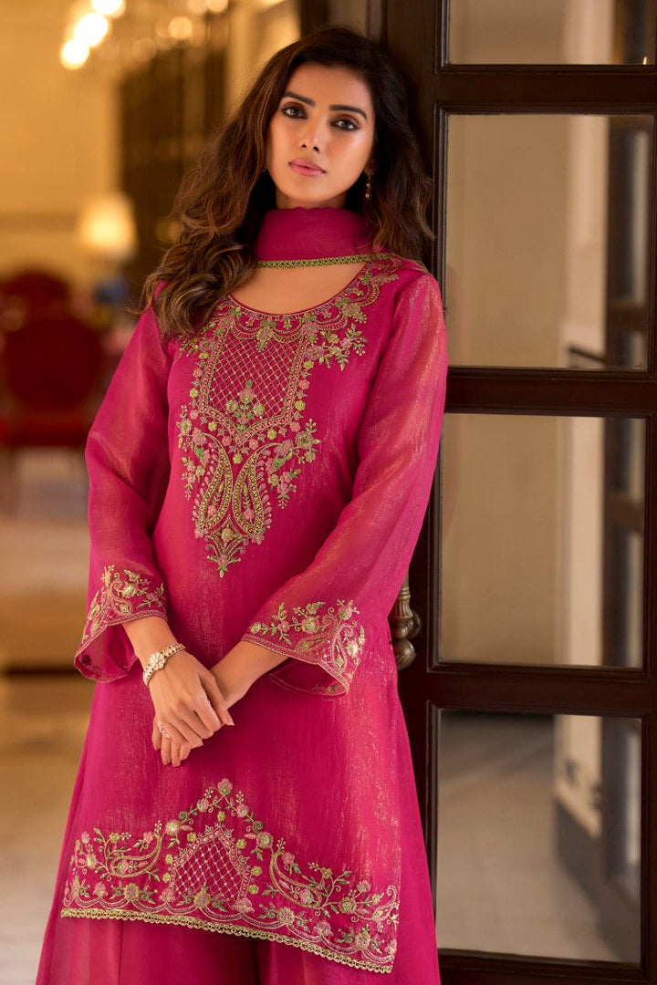 Garcha rouge full work suit set