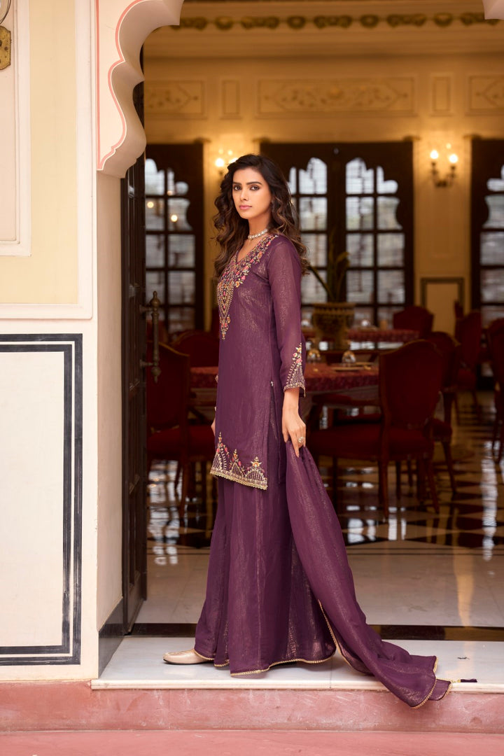 Garcha iris full work suit set