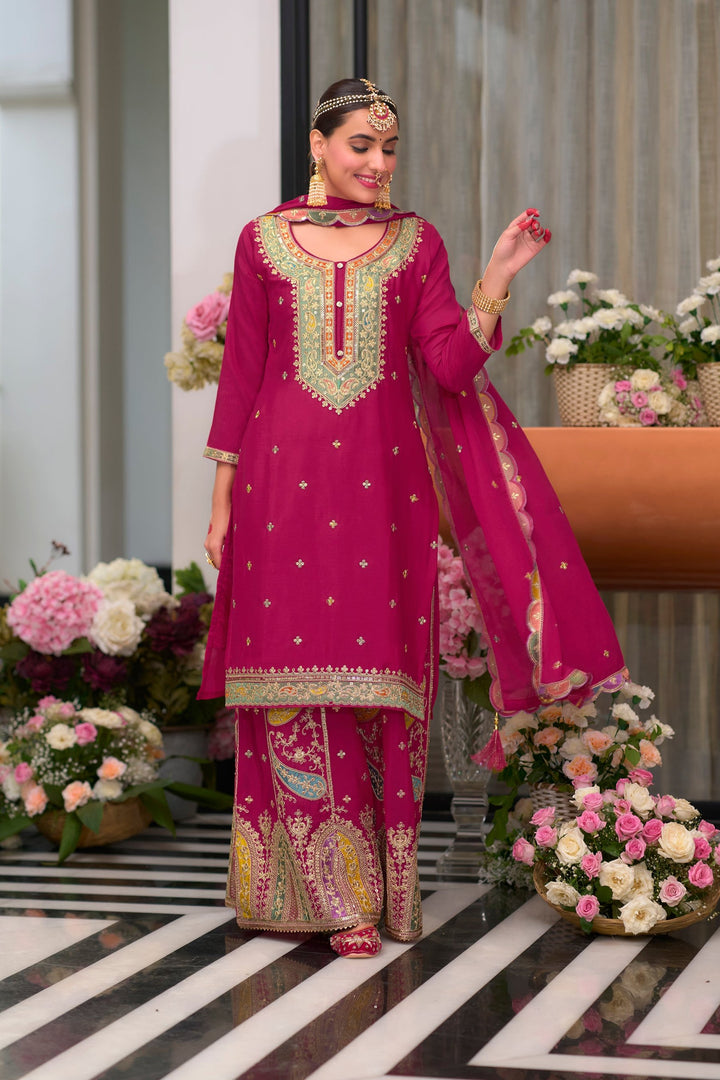 Garja Rose Full Heavy Work Gharara Suit Set