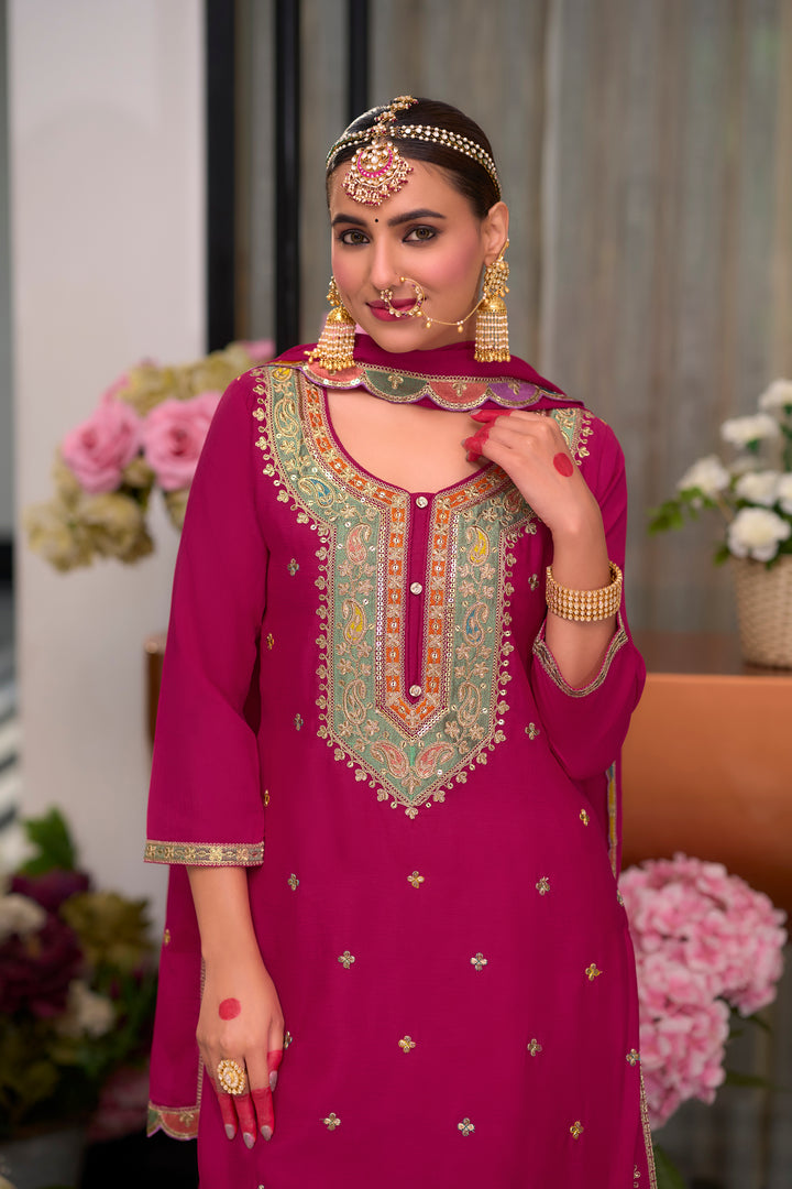 Garja Rose Full Heavy Work Gharara Suit Set