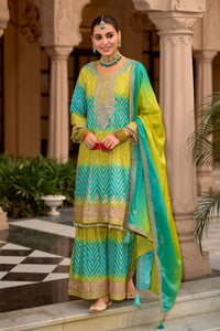 Neeru Fern Full Heavy Work Premium Suit Set