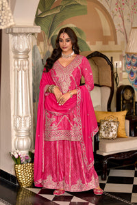 Sreyashi Rose Premium Full Heavy Work Suit set