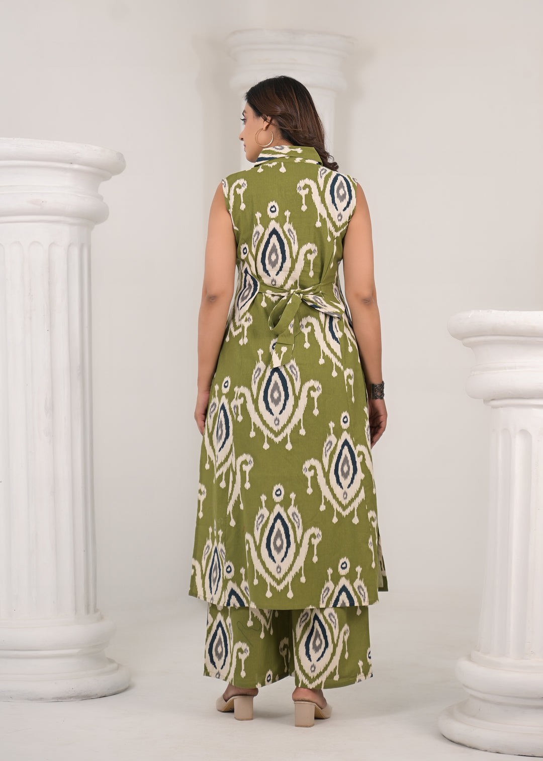 ITI FERN COTTON KURTA PANT SET