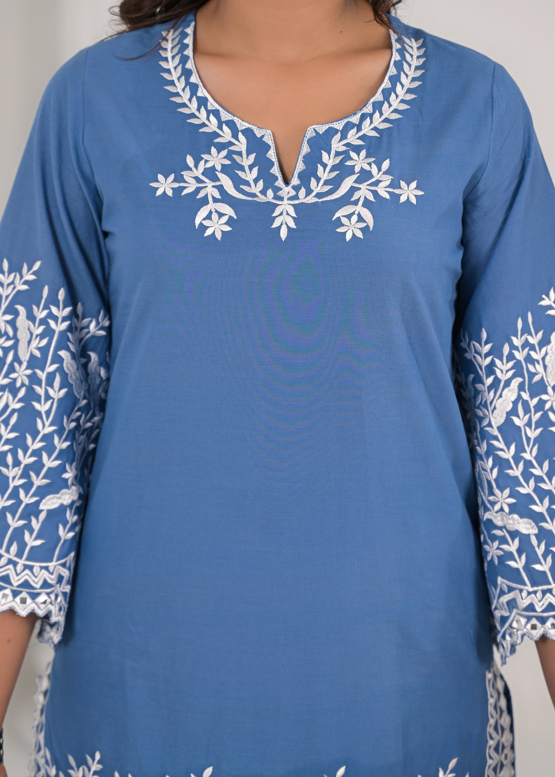 Lipika Lapis Embroidered Cotton Co-ord set