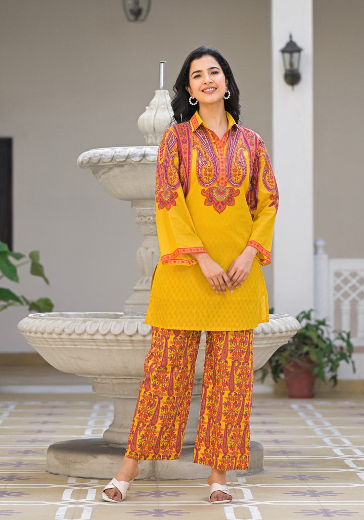 Bhakti Sunshine Cotton Co-ord Set