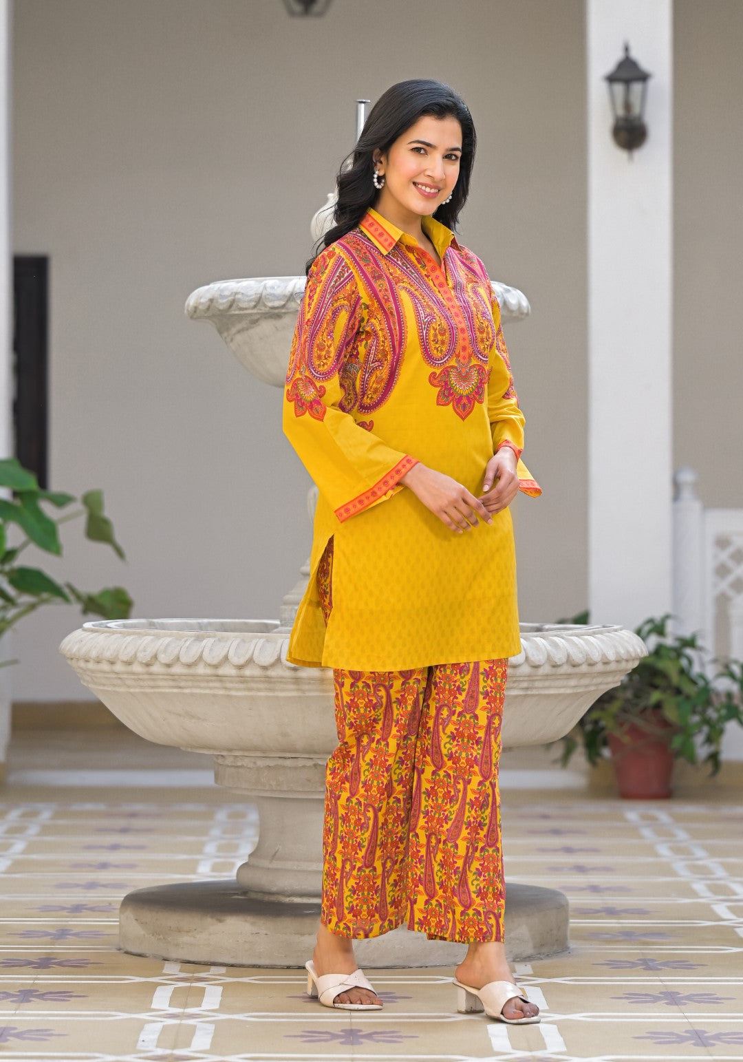 Bhakti Sunshine Cotton Co-ord Set