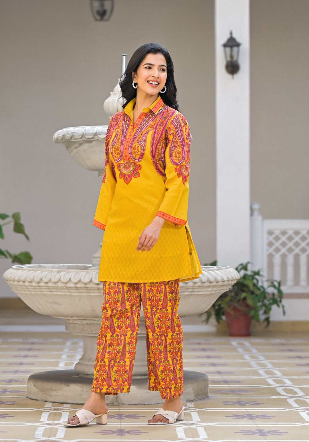 Bhakti Sunshine Cotton Co-ord Set