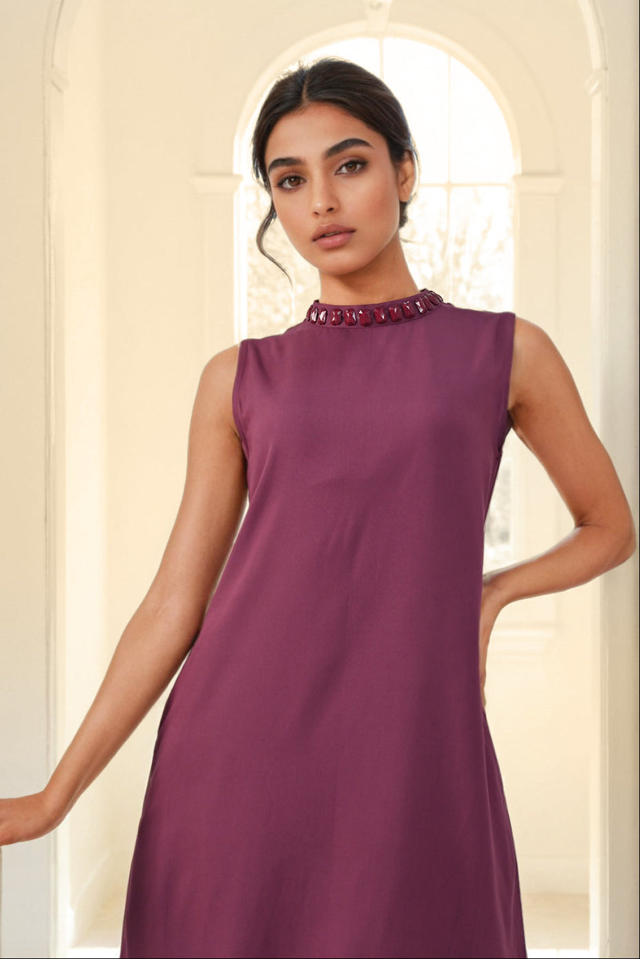 Sharanya Plum Co-ord set