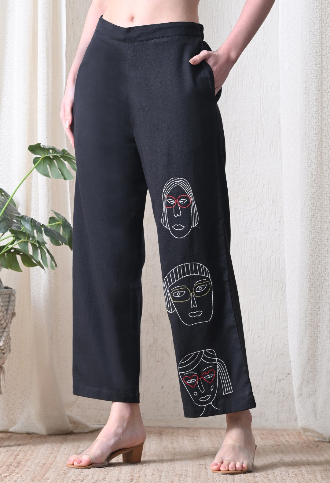 Midushi jade embroidery Cotton co-ord set