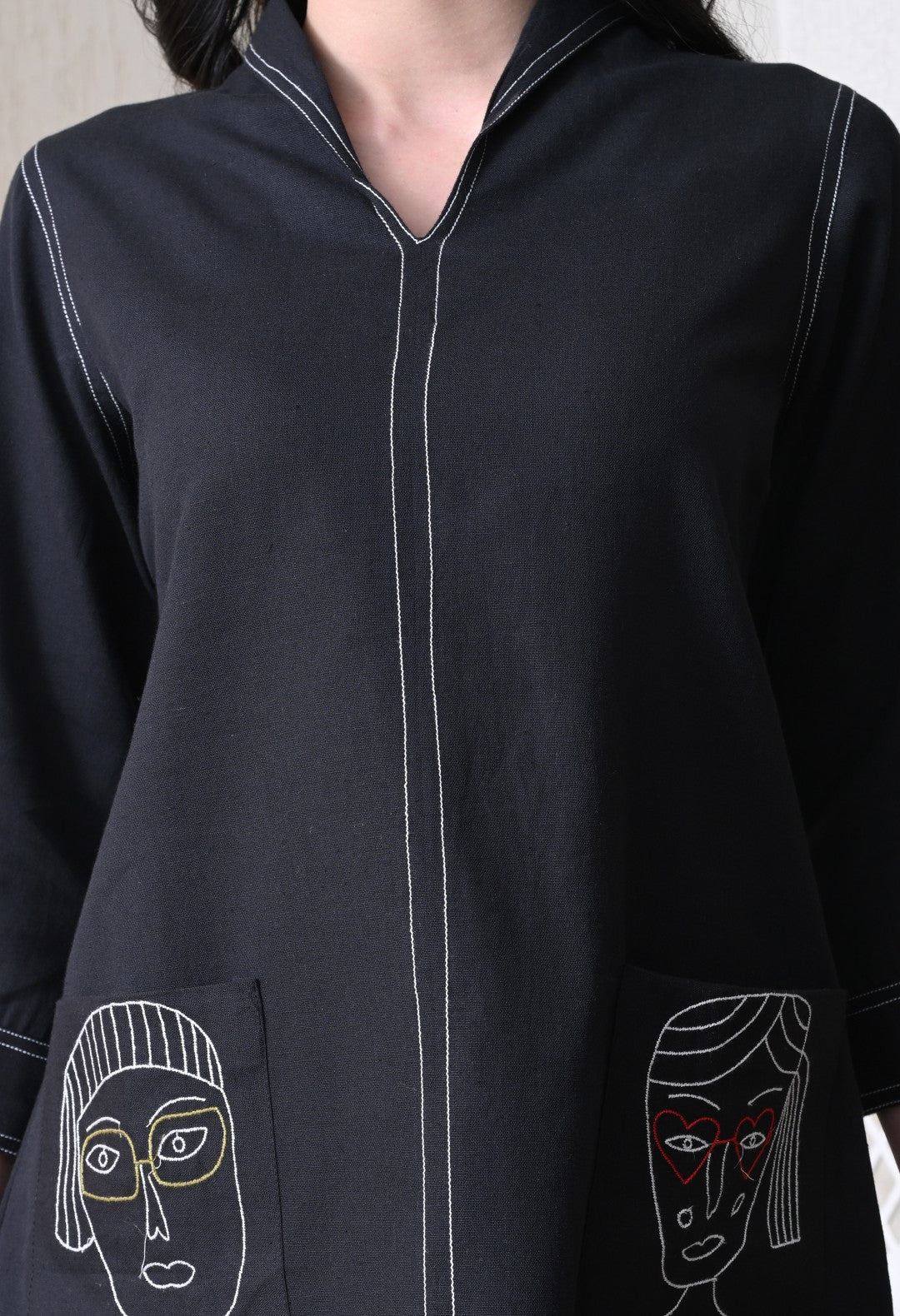 Midushi jade embroidery Cotton co-ord set