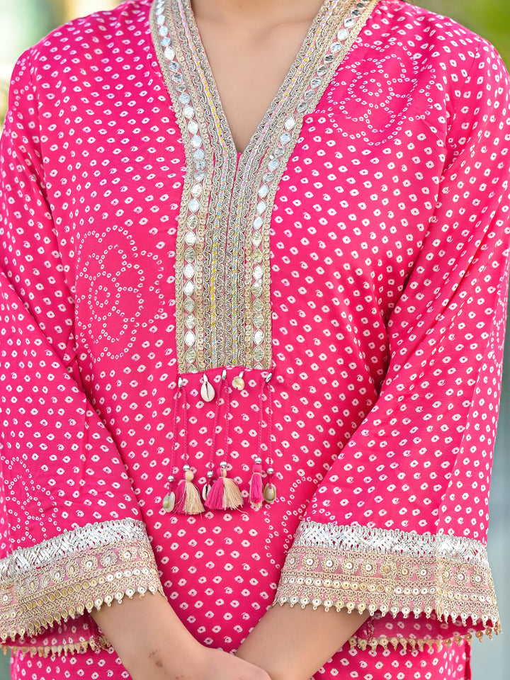 Bali Flamingo Farsi Salwar Suit Set