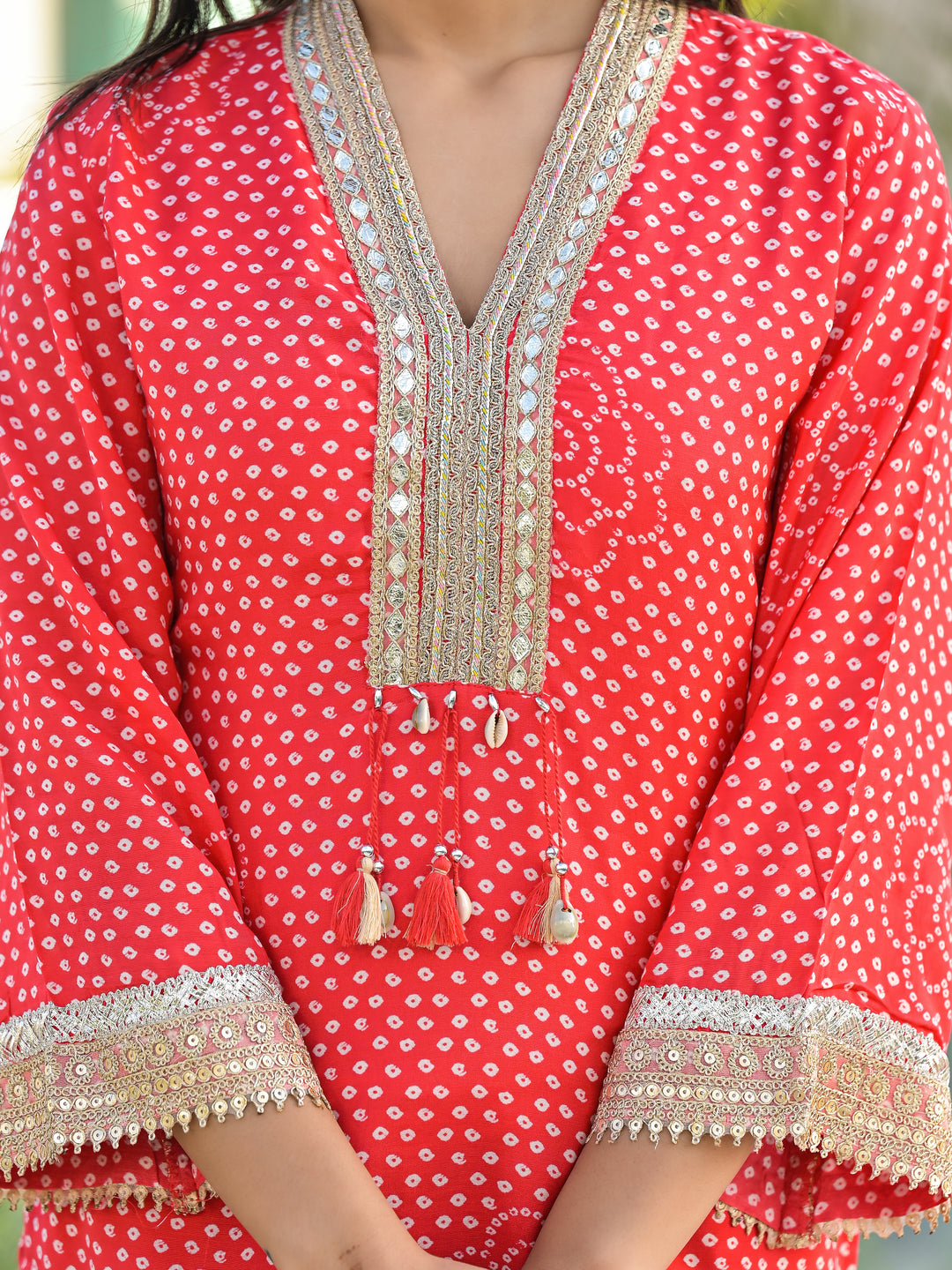 Bali Scarlet Farsi Salwar Suit Set