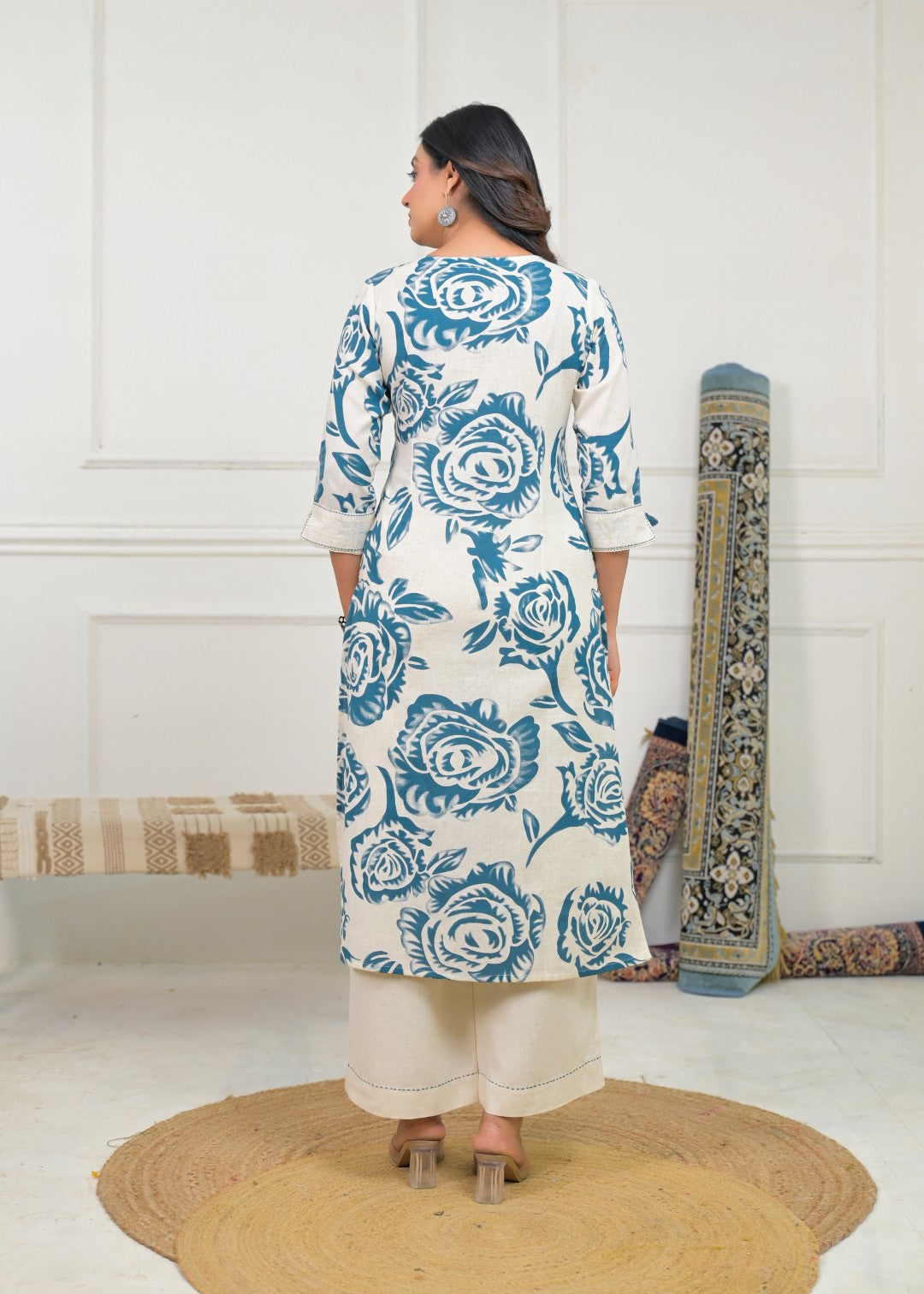 Ridhika Indi Printed Kurta Pant Set