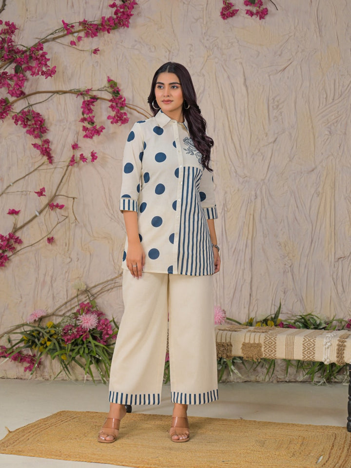 Nirvi Cobalt Printed Co-ord Set