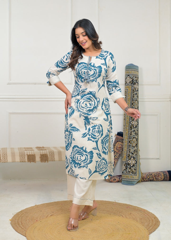 Ridhika Indi Printed Kurta Pant Set