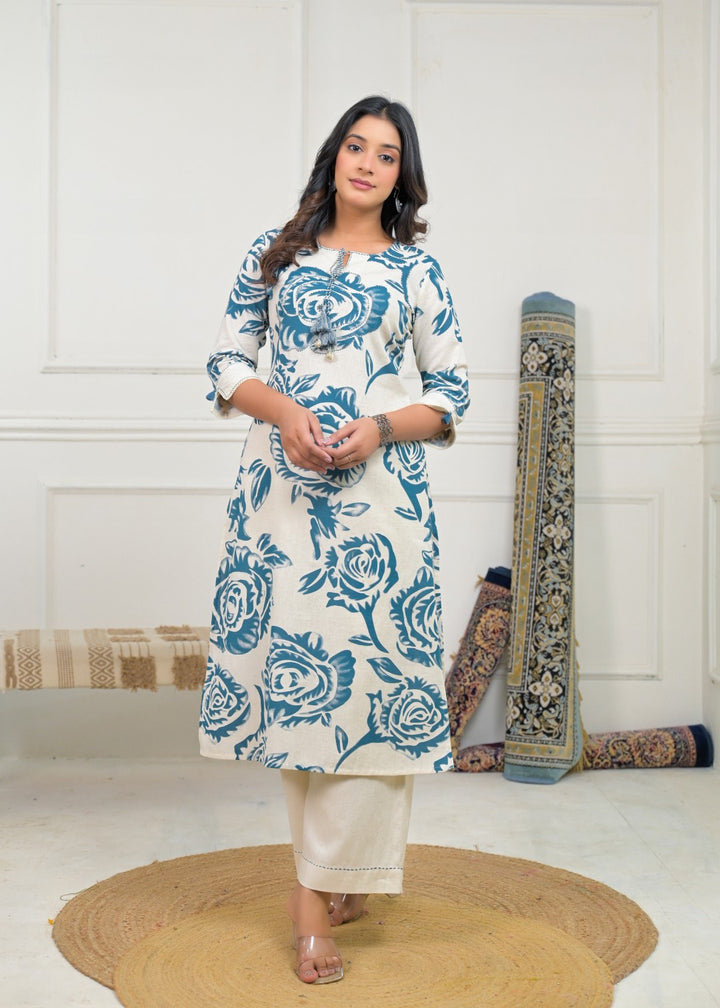 Ridhika Indi Printed Kurta Pant Set