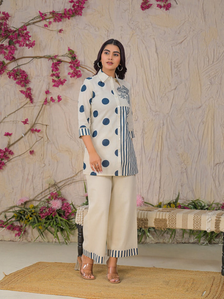 Nirvi Cobalt Printed Co-ord Set