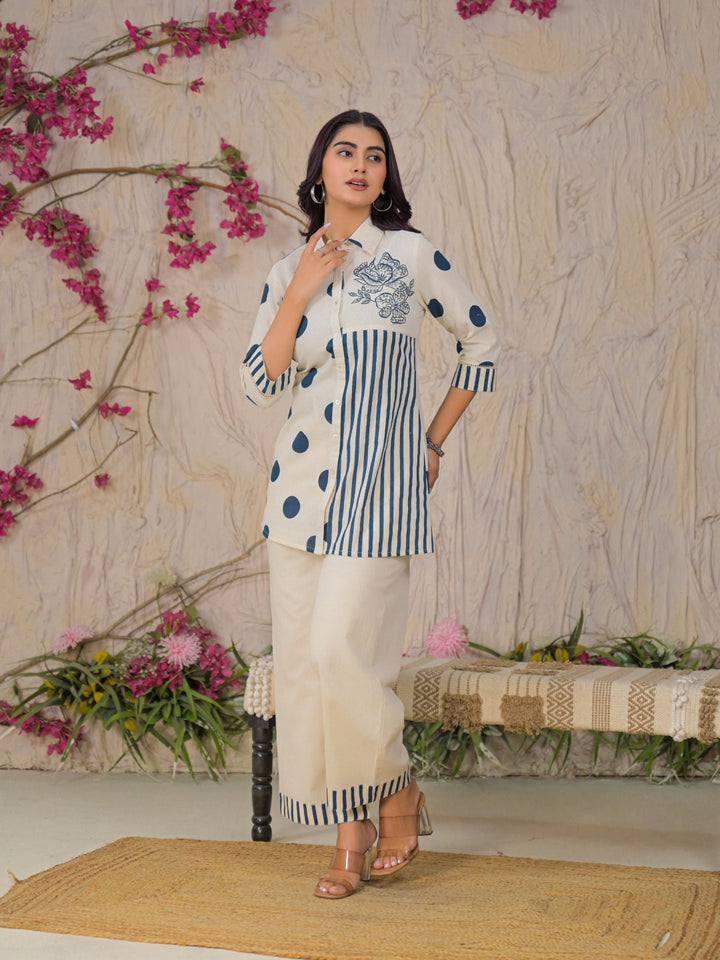 Nirvi Cobalt Printed Co-ord Set