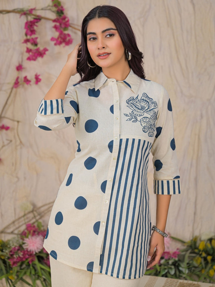 Nirvi Cobalt Printed Co-ord Set