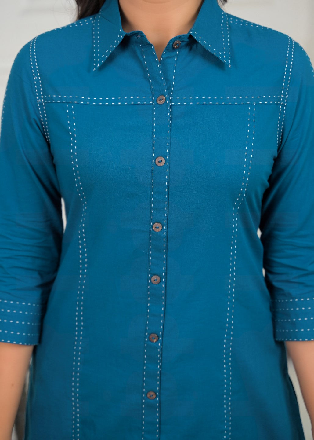 Ridhika peacock cotton co-ord set