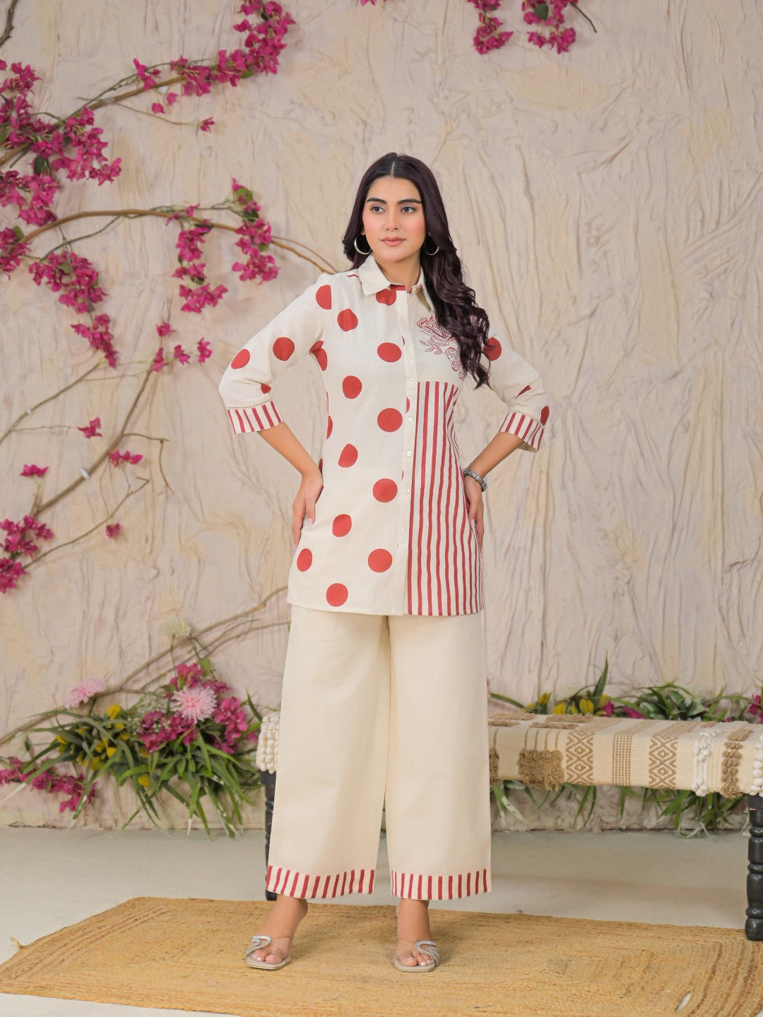 Nirvi Coral Printed Co-ord Set