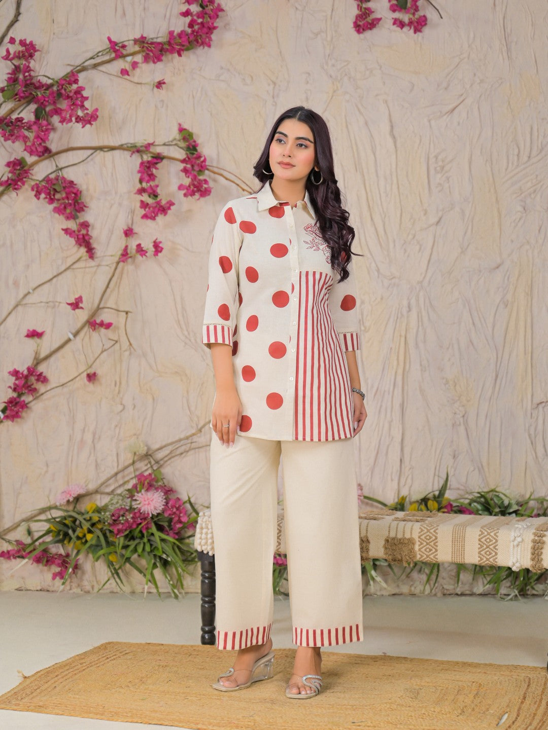 Nirvi Coral Printed Co-ord Set