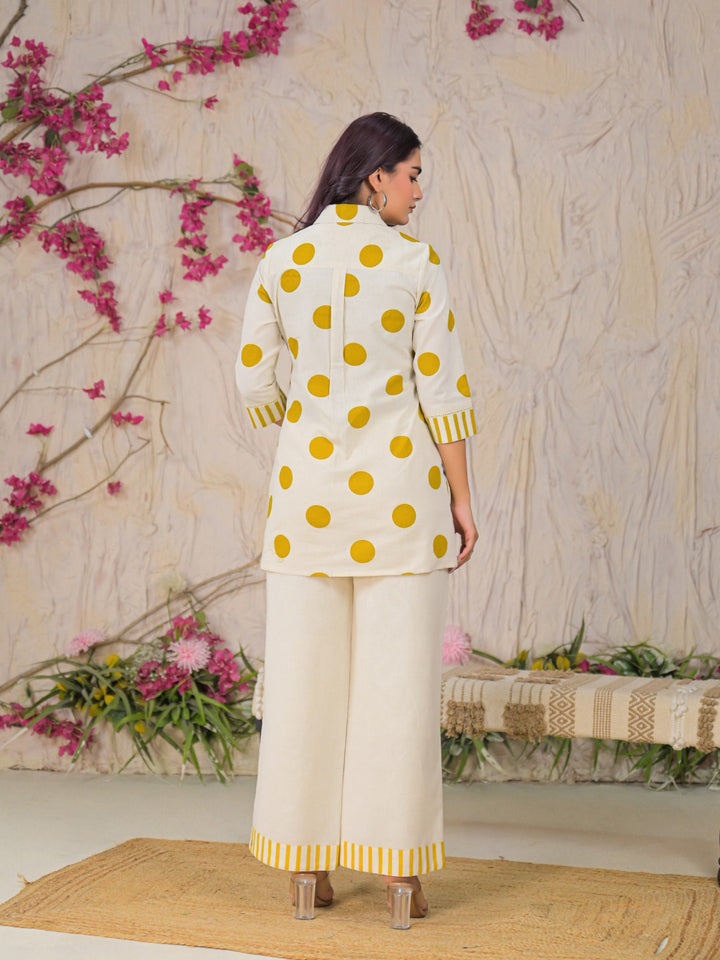 Ridhika Mustard Printed Co-ord Set