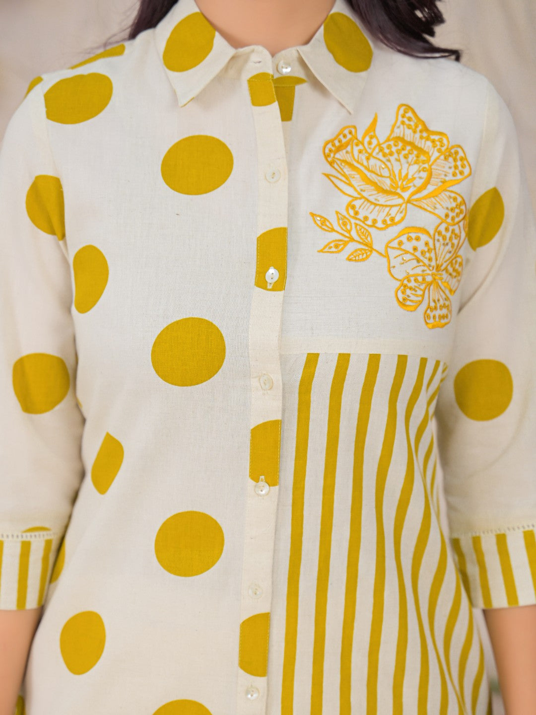 Ridhika Mustard Printed Co-ord Set