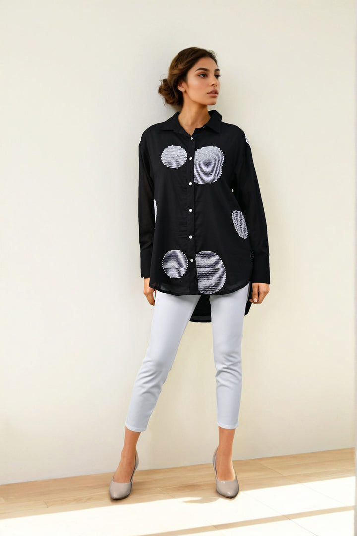 Pawan onyx embroidery Cotton Shirt