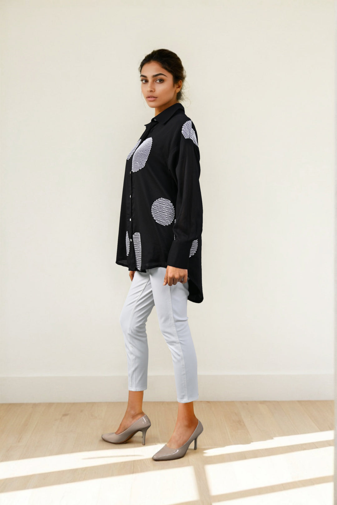 Pawan onyx embroidery Cotton Shirt