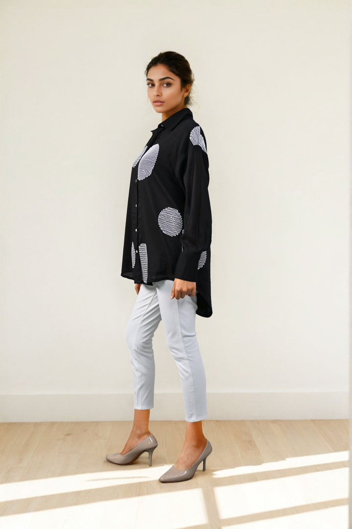 Pawan onyx embroidery Cotton Shirt