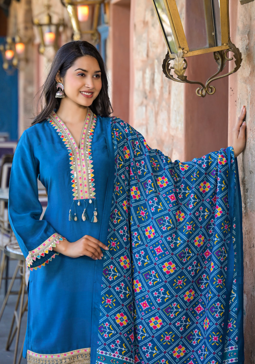 Bali Azure Farsi Salwar Suit Set