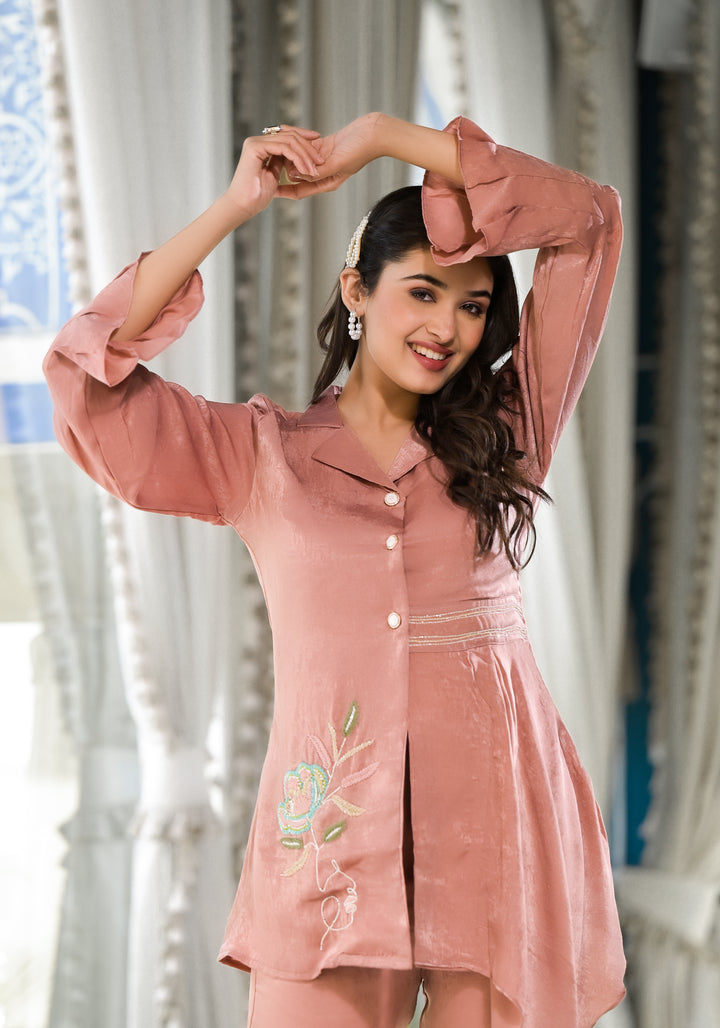 Lucia Tannery Organza Work Co-ord Set