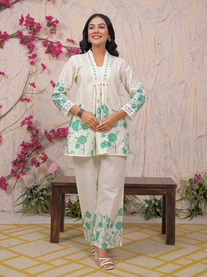 Bali Fern Cotton Co-ord Set
