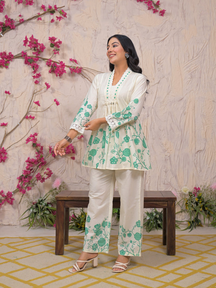 Bali Fern Cotton Co-ord Set