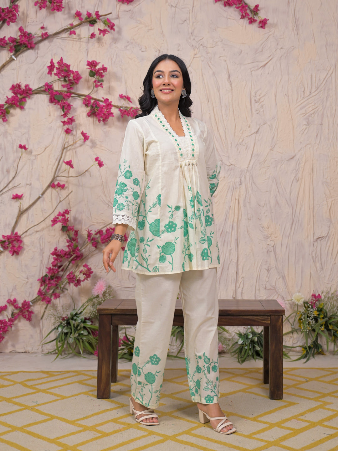 Bali Fern Cotton Co-ord Set