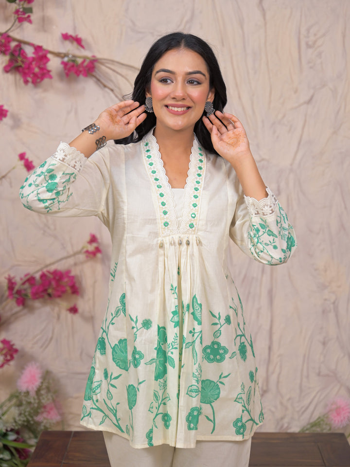 Bali Fern Cotton Co-ord Set