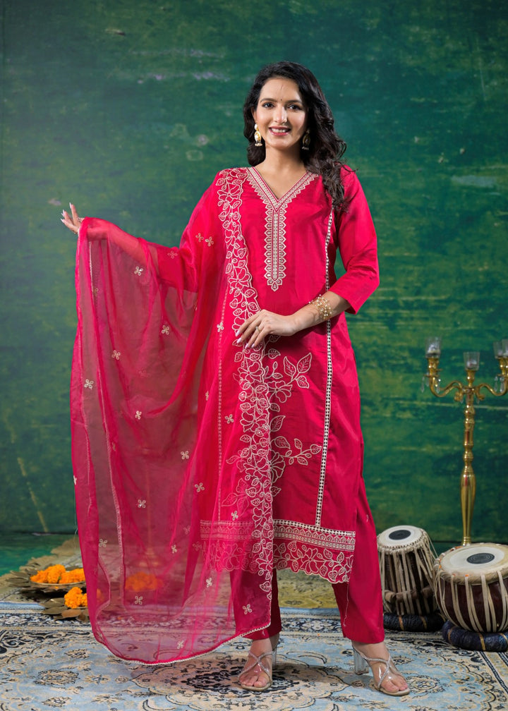 Morni Carmine Full Work Suit Set