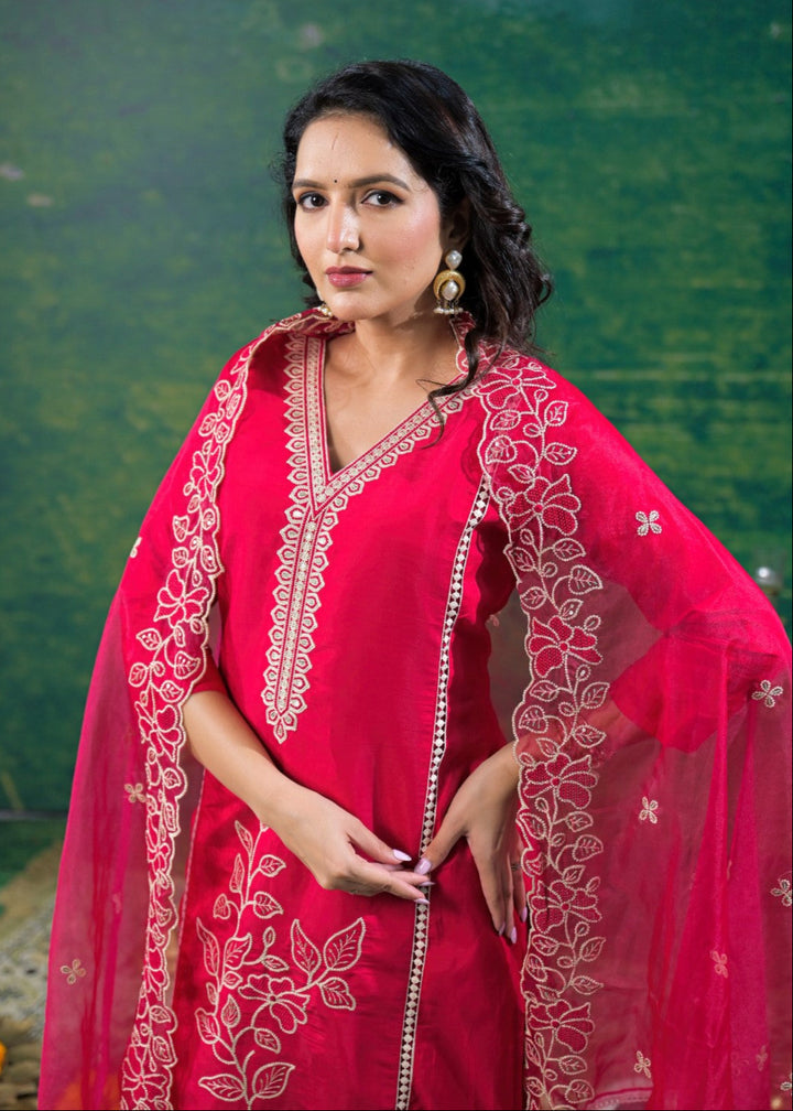 Morni Carmine Full Work Suit Set