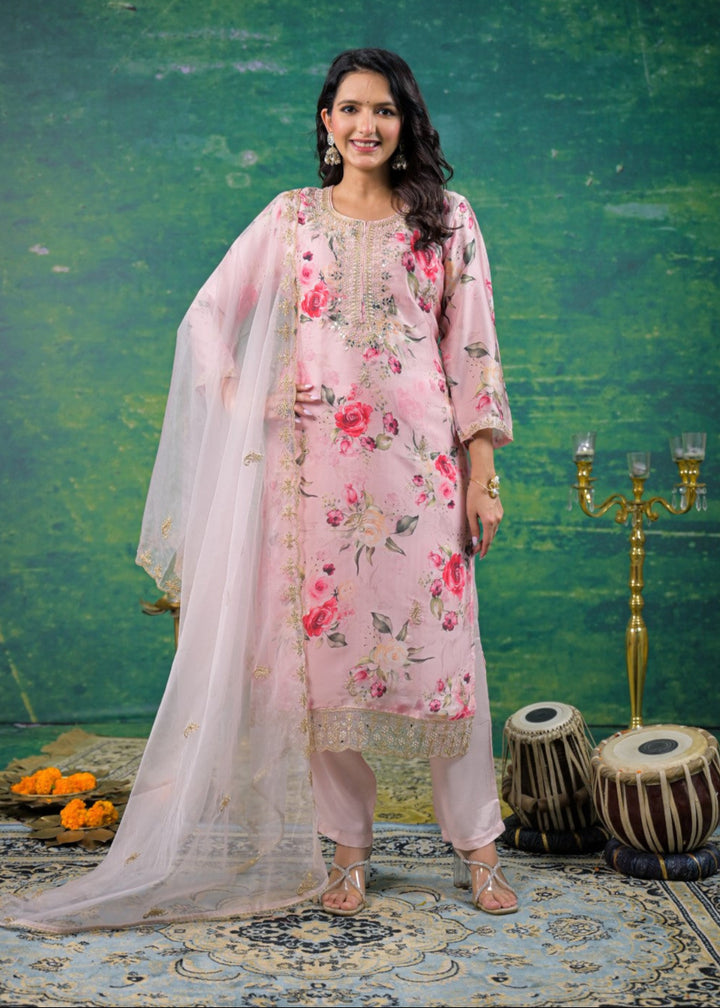 Mahi Thistle Printed Suit Set