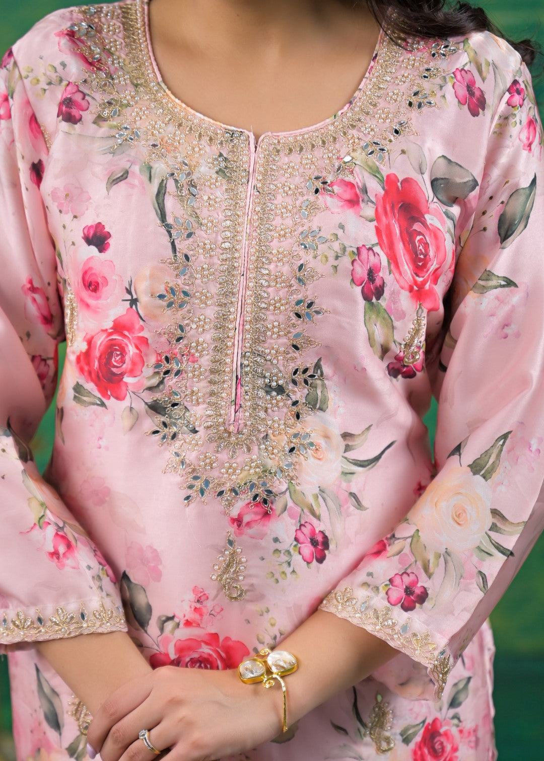 Mahi Thistle Printed Suit Set