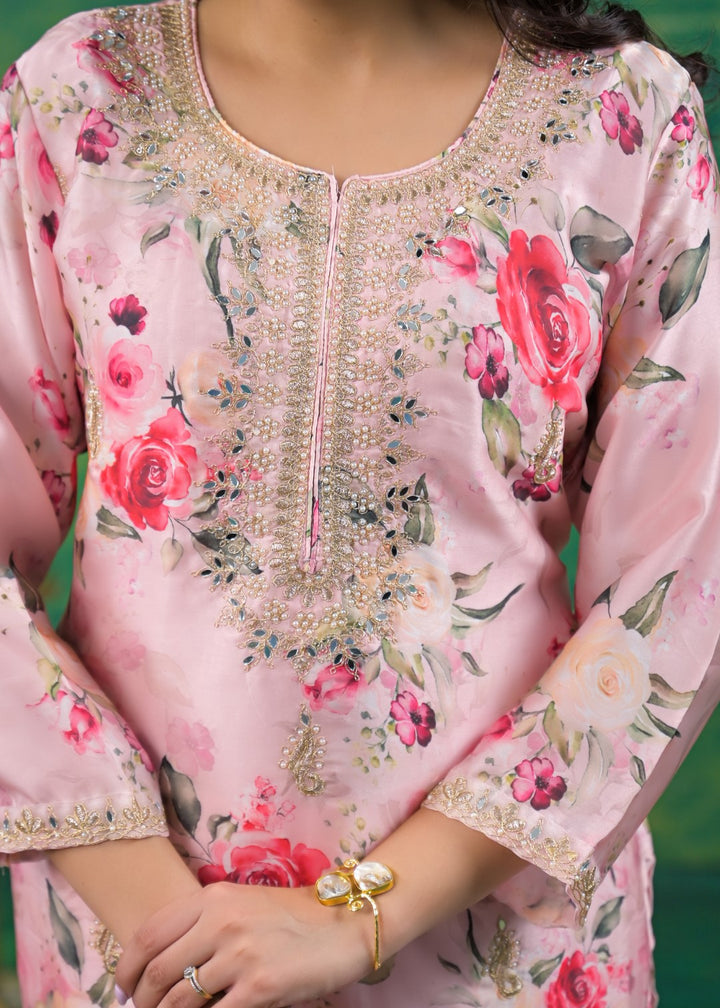 Mahi Thistle Printed Suit Set