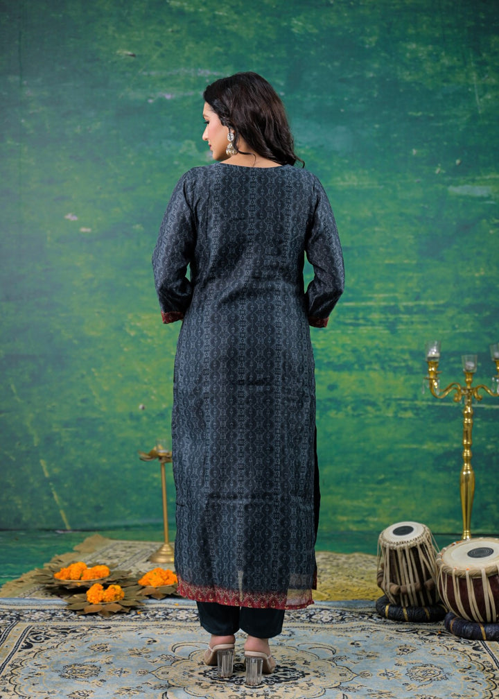 Katy Midnight Printed Suit Set