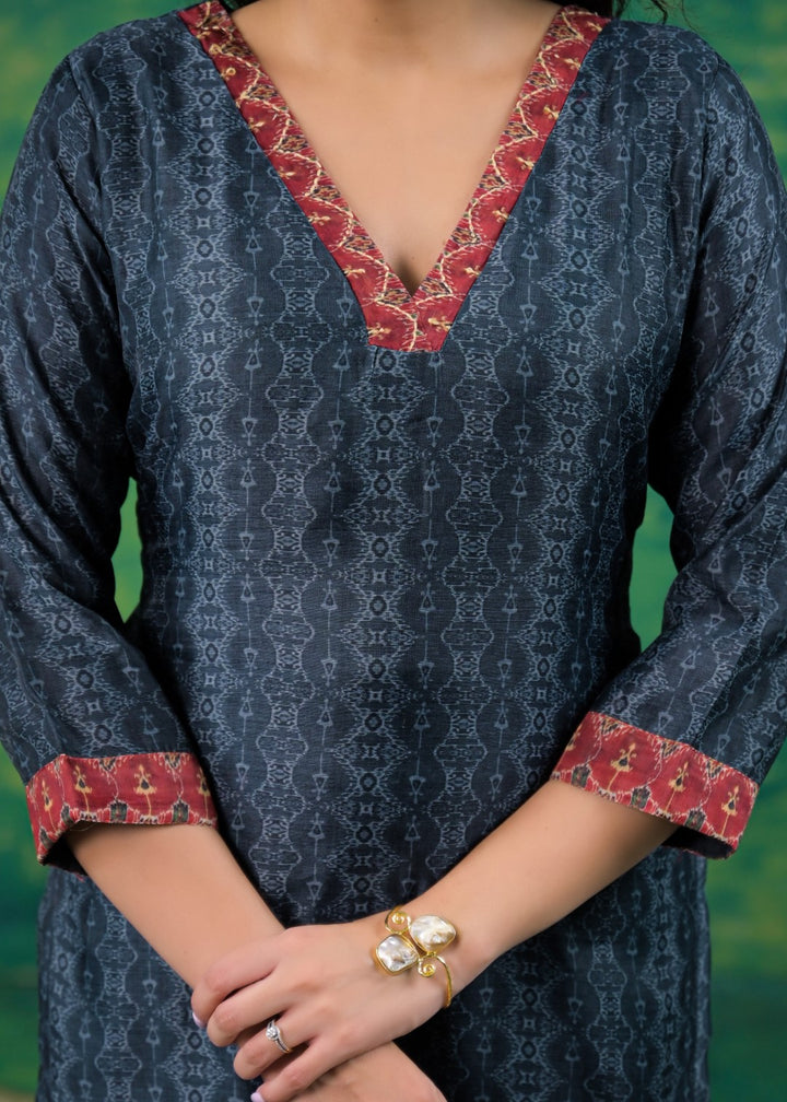 Katy Midnight Printed Suit Set