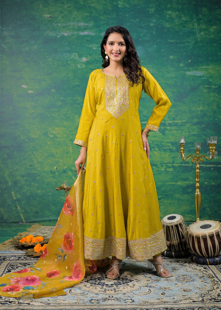 Shanti Amber Full Work Suit Set