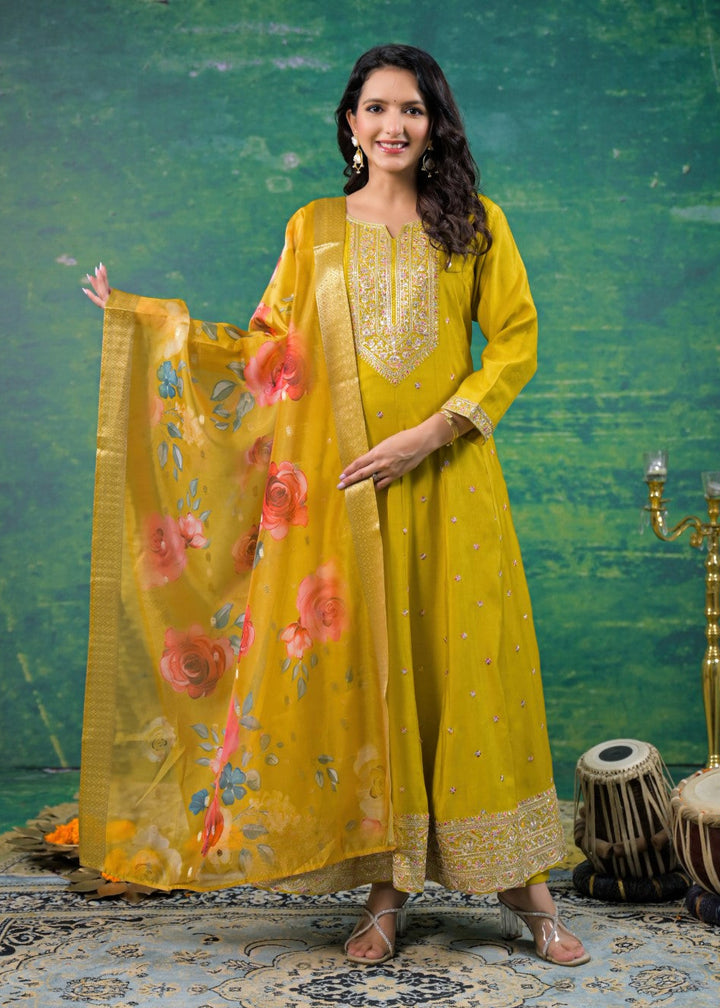 Shanti Amber Full Work Suit Set