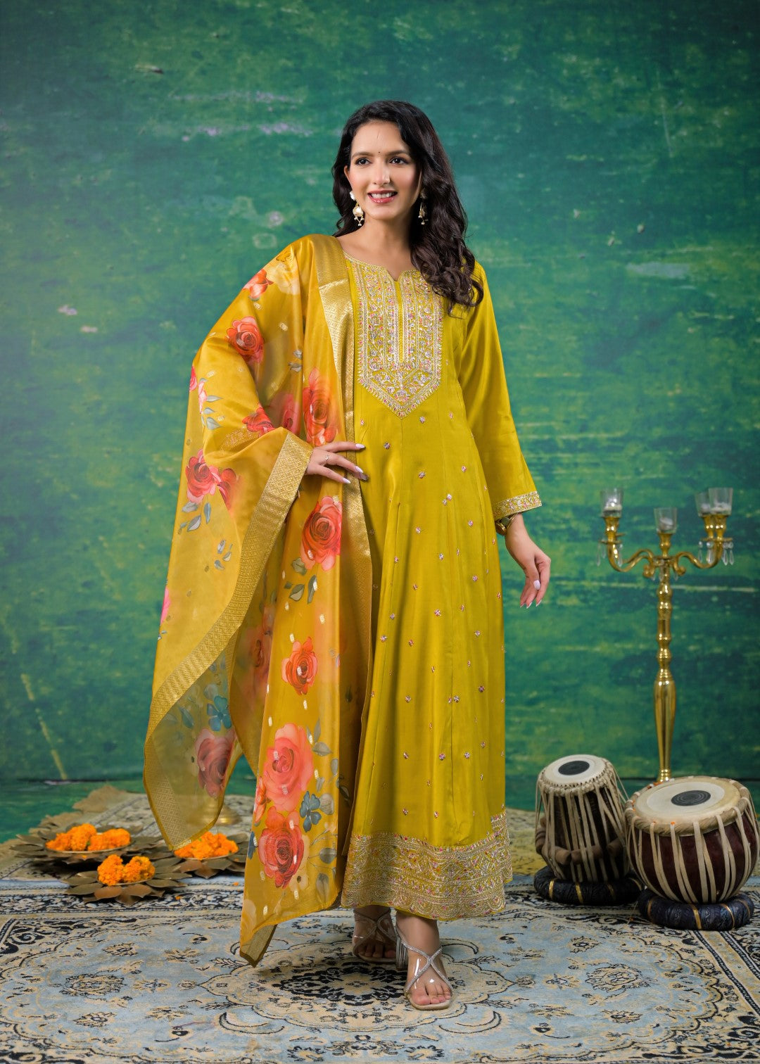 Shanti Amber Full Work Suit Set